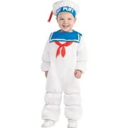 Party City Padded Stay Puft Marshmallow Man Halloween Costume for Babies, Ghostbusters, 0-6 Months, with Accessories