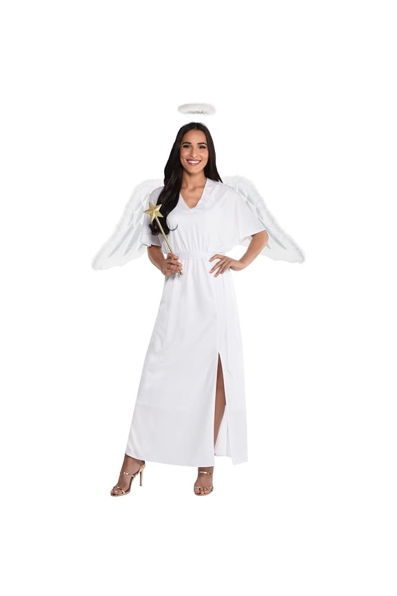 Sent From Above Angel Halloween Costume for Women, Standard Size, Includes Dress and Halo
