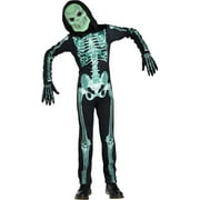 Party City Skeleton Halloween Costume for Children, Size - Medium
