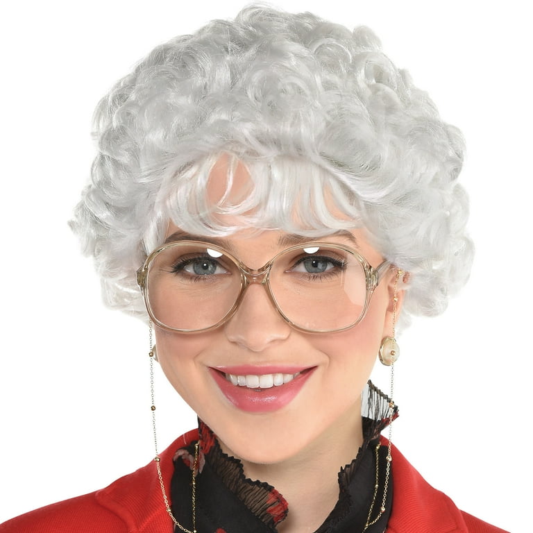 Party city old lady wig deals