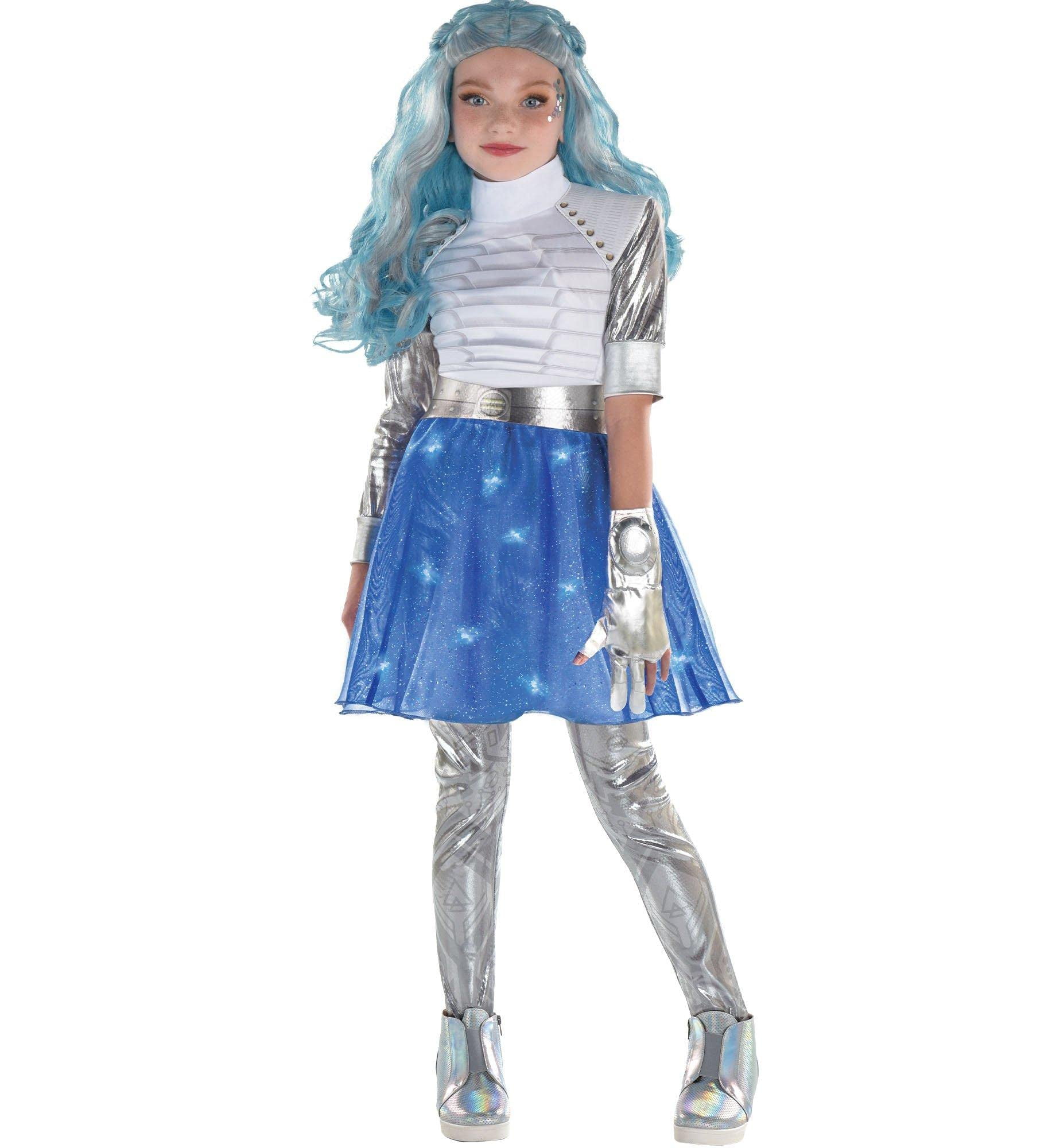 Party City Zombies 3 Addison Alien Costume for Girls, Small 46