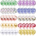 thumbnail image 1 of Party Confetti Balloons 50 Pack, 12 Inch Rainbow Confetti Latex Balloons for Birthday Baby Shower Party Decoration$$Electronics Accessories, 1 of 7