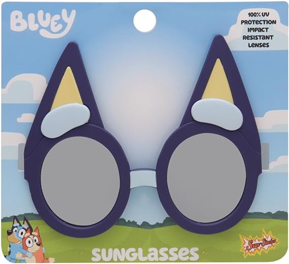 SG4717 Party Costumes - Sun-Staches - Bluey - Bluey Blue Round Lens