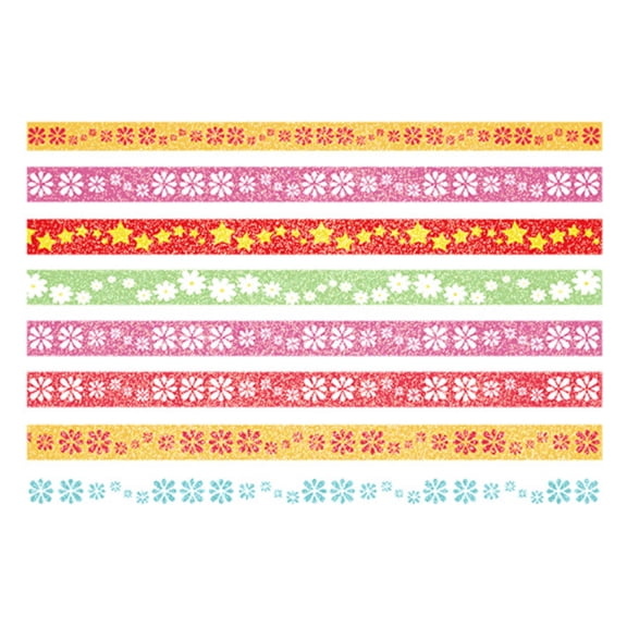 Party Craft 6.69in Easter Glitter Sticker Set 5PCS for Kids Tattoo Scrapbook Gift Easter Decorations DIY Craft Easter Decor Stickers