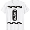 thumbnail image 1 of Party-Crayon Graphic Halloween Costume Group Team Matching T-Shirt men and women can wear, black, white, gifts, 1 of 4
