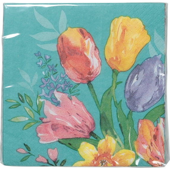 Party Creations 2 Ply Beautiful Blooms Napkins 16 ea