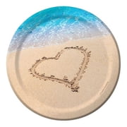 Party Creations Beach Love Lunch Plate, 7", 8 Ct