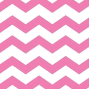 Party Creations Chevron & Polka Dots Lunch Napkins, Candy Pink, 16 Ct
