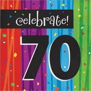 Party Creations Milestone Celebrations 70th Birthday Lunch Napkins, 16 Ct
