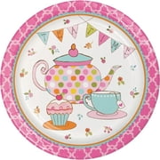 Party Creations Tea Time, 9" Dinner Plate, 8 Ct