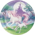thumbnail image 1 of Party Creations Unicorn Fantasy Dinner Plates, 9", 8 Ct, 1 of 2