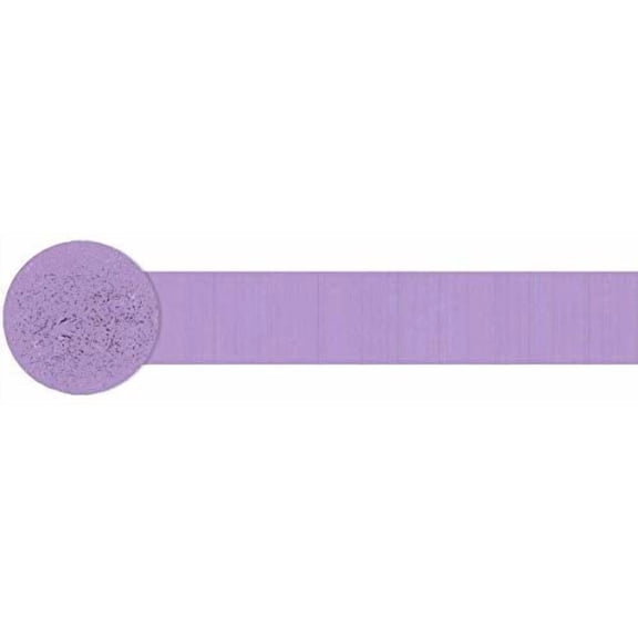 Party Crepe Streamer | Lavender | 81'| Party Decor