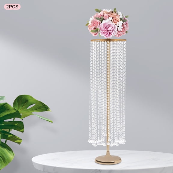 Party Crystall Vase Flower Table Stand Centerpieces for Party Wedding Supplies