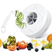 Party Cutter with Spiral Cutter Set | Multi-Functional Vegetable Chopper | Creative Fruit & Vegetable Shaper Carving Tools, Decorative Food Cutter, Manual Food Processor Kitchen Gadget