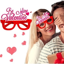 Party Decor Clearance! Valentine's Day Party Glasses Decorative Supplies Love Love Glasses Frame Dress Up Holiday Party Photo Props Valentines Day Decorations 1×Party Glasses