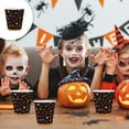 thumbnail image 1 of Party Decor Halloween Ghost Pumpkin Party Tableware 10-Piece Disposable Paper Cup Set Holiday Party Star Paper Cups A, 1 of 6