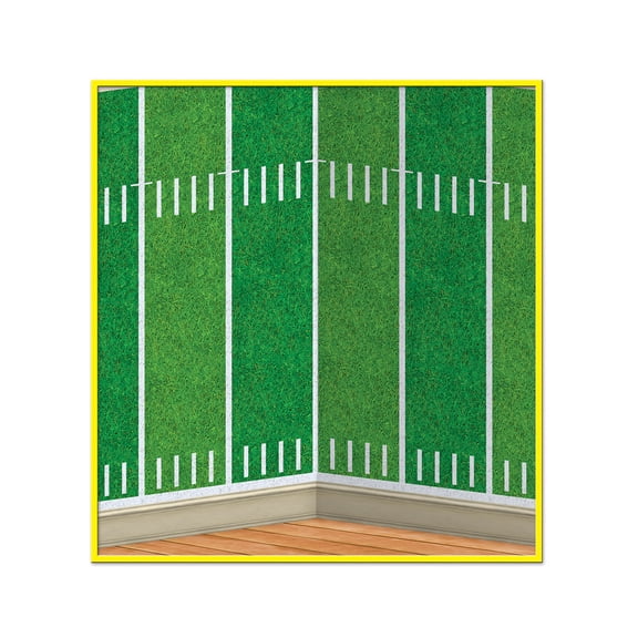 Party Decoration Accessory Football Field Backdrop Insta Theme 4' X 30' Pack Of 6