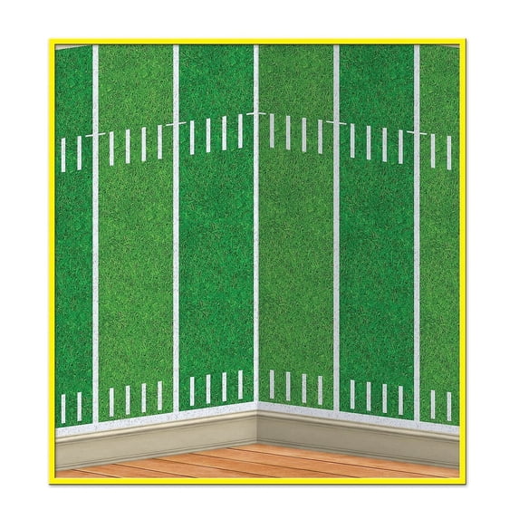 Party Decoration Accessory Football Field Backdrop Insta Theme 4' X 30' Pack Of 6