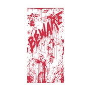 Party Decoration Bloody Door Cover 30" X 5' - 12 Pack (1 Per Package)