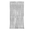 thumbnail image 1 of Party Decoration Tinsel Curtain 100x200cm,Venue Decoration Props Tempting Background with Fringed Lasers Ripples,Silver Streamer Backdrop, 1 of 6