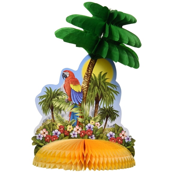 Party Decoration Tropical Island Centerpiece 12" - 12 Pack (1 Per Package)