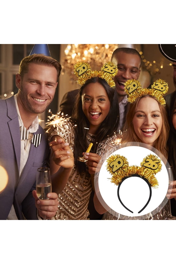 Party Decorations 2026 Headbands Crown Glitter Accessories For Women Girls