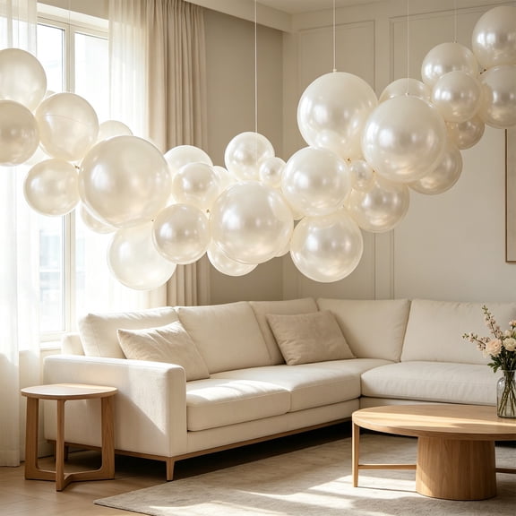 Party Decorations, 43.3 inch PVC Reusable Inflatable Balloon Garland Arch Kit With Elastic To Inflate, for Birthdays Weddings