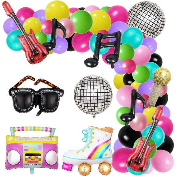 Party Decorations Bundle Radio Boom Box, 139PCS