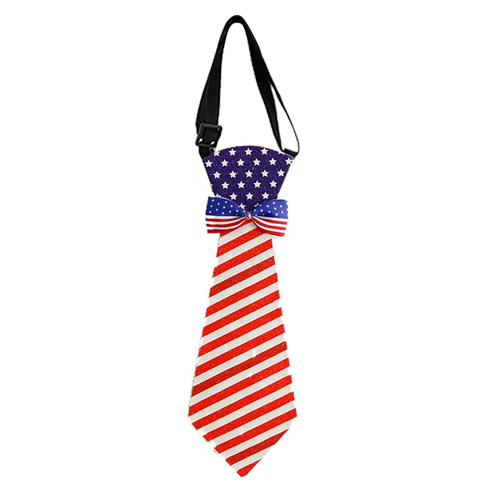 Party Decorations for Women Rose Independence Day Tie A Merican