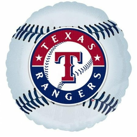 18" TEXAS RANGERS BASEBALL Balloon Party Supplies Decorations Foil Mylar Balloon