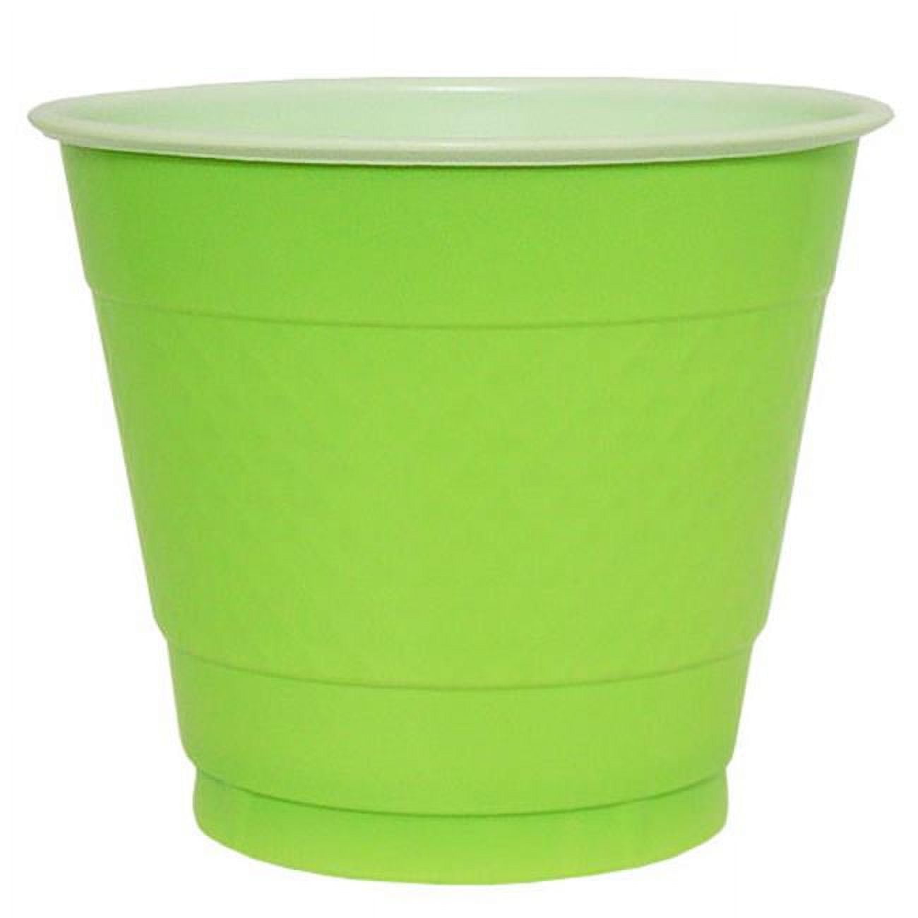 Party Dimensions 80581 9 Oz Solid Lime Green Plastic Cup 648 Per Case