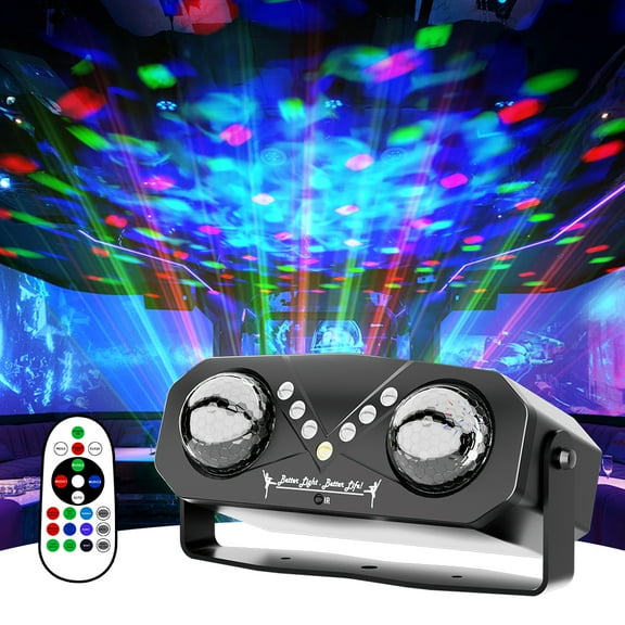 Party Disco Ball with Remote Control - Sound-Controlled Rotating Ocean Projector for Indoor and Outdoor Use, Suitable for Home, Birthday, Dance, Karaoke, Halloween, Christmas, Wedding, Club Decoratio