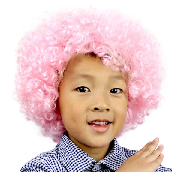 Party Disco Funny Afro Clown Hair - Football Fan Adults Afro Masquerade Wig, Colorful Explosion Head for Costume Party, Carnival, Festivals, Halloween, Fun Themed Party Accessory f Makeup Organizers