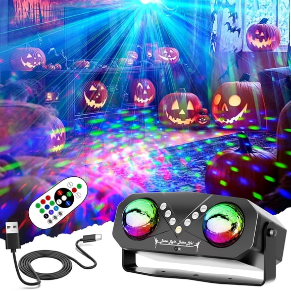 Party Disco Strobe Ocean Star Projector - Sound-Activated DJ Dance Light with Remote Control, Suitable for Parties, Bars, Birthdays, Weddings, KTV, Christmas & Halloween Dancing Dcor