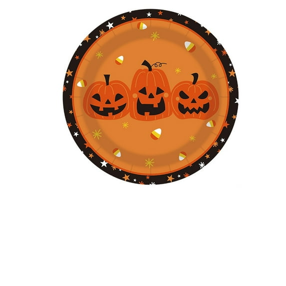 Party Disposable Supplies Set With 10-Pack 9-Inch Paper Plates And Cutlery, Eco-Friendly Recyclable Paper Sturdy Resistant To Folding Tearing, Perfect For