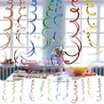 thumbnail image 1 of Party Dizzy Danglers, Colorful Party Streamers - 60 Pack/30inches, Versatile Hanging Ribbons for Party, Dance, Birthday, Wedding, and Holiday Decor Props Supplies, 1 of 8