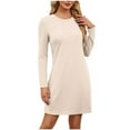 thumbnail image 1 of Party Dresses For Women Sevevn Women's Casual Dresses Long Sleeve Dress Trendy Fall Fashion outfit, 1 of 5