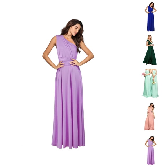 Party Dresses for Women Midi Dresses for Women Multi-wear Method Multi-rope Cross Halter Sexy Bandage Dress Long Skirt Dress