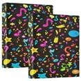 thumbnail image 1 of Party Element Balloon 12.4x10.6in PVC Round Ring Binder, D-Ring 3-Hole, Metal Clip, 200 Sheets, 1 of 10