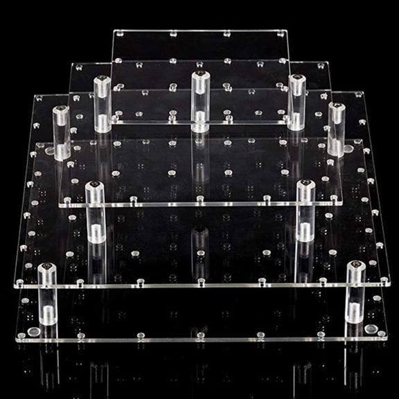Party Essential Lollipop Stand Acrylic Display Holder with 56 Holes for Sweets