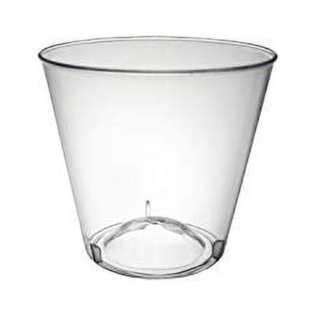 Party Essentials Disposable Hard Plastic Shot Shooter Glasses |Tasting Cups, 100-Count, 1-Ounce Clear