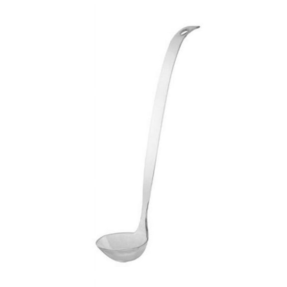Party Essentials Hard Plastic 2-Ounce Salad Dressing/Serving Ladle, Clear