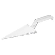 Party Essentials Heavy Duty Plastic Cake Server/Pie Cutter/Pastry Slicer/Spatula for Serving Pizza, 1-Count, Clear
