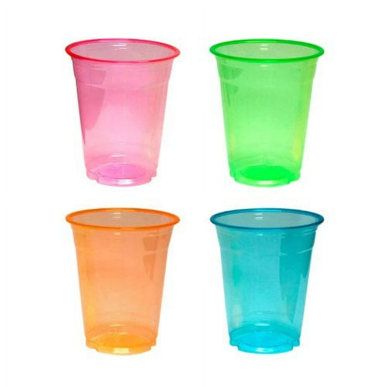 Party Essentials Hard Plastic 10-Ounce Party Cups and Tall
