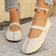 thumbnail image 1 of Party Evening Comfortable Elegant Dress Shoes for Women Round Toe Shallow Cut Plus Size Spring Summer White 7, 1 of 9