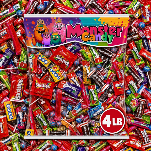 Party Favor Candy Mix - 4 lb Bulk Pinata Stuffers Candy Bulk - Candy Variety Pack - Individually Wrapped (Candy May Vary)