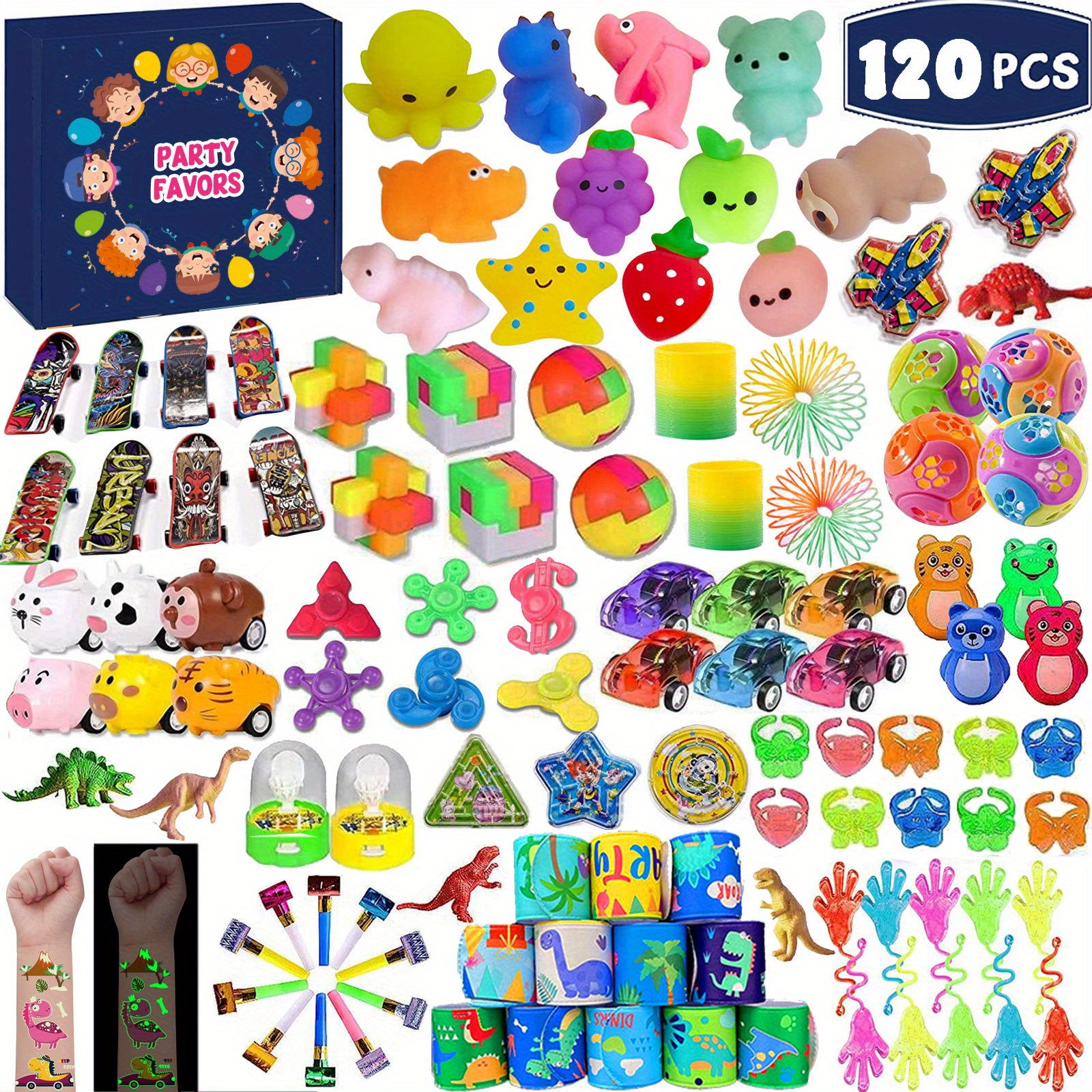 Party Favor For Kids Treasure Prizes Box Toys, Goodie Bags Stuffers For