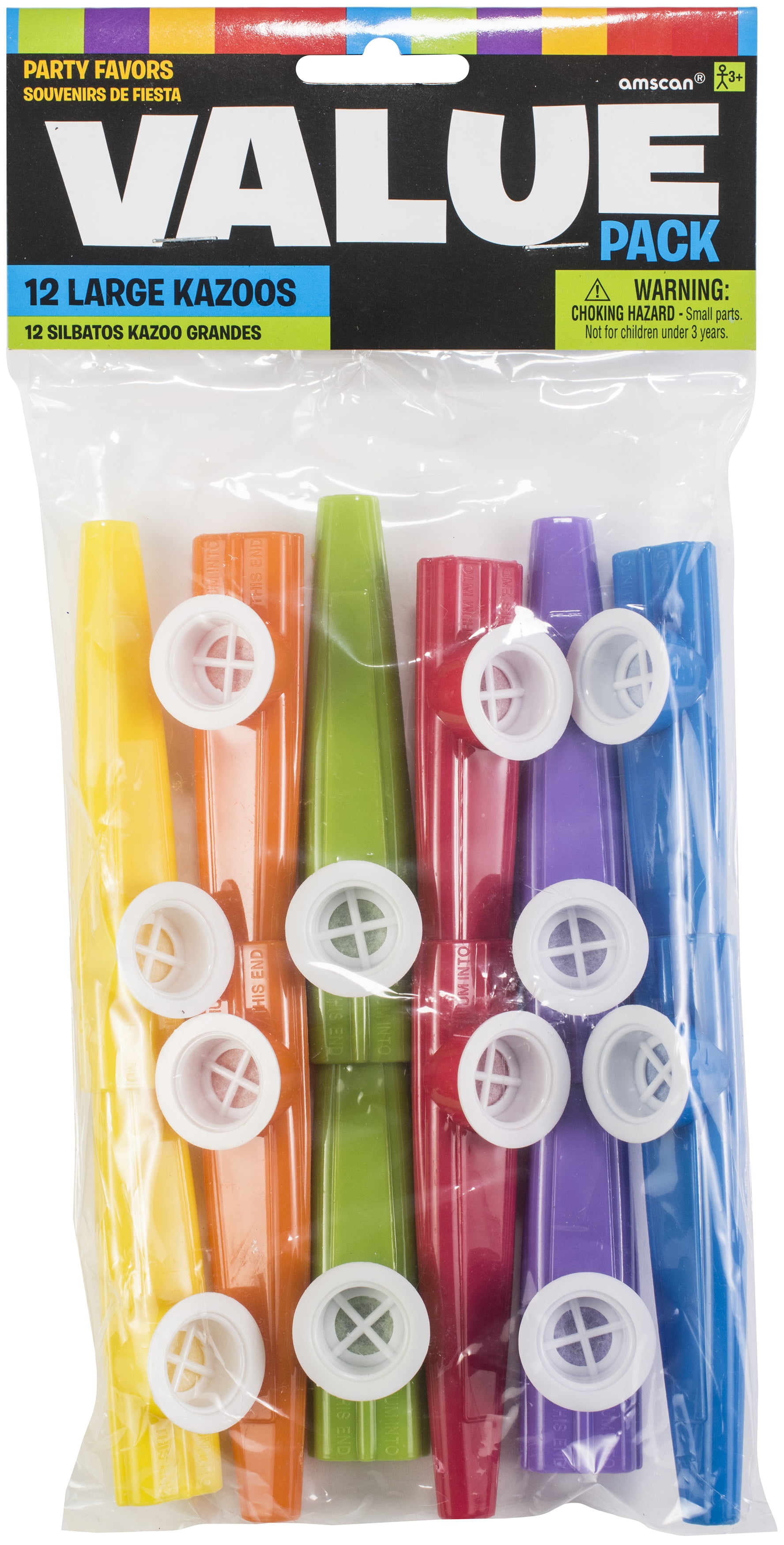 Plastic Kazoos 12ct