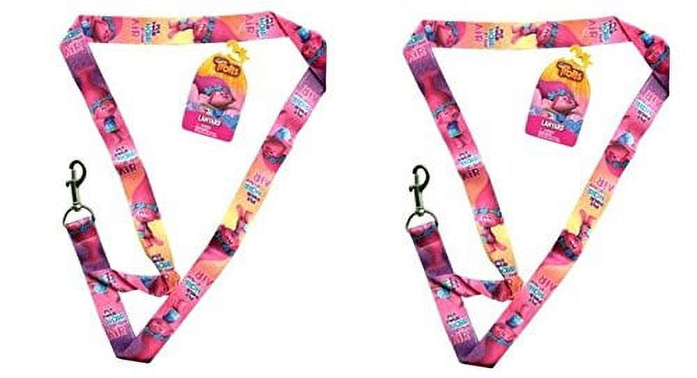 Party Favors Dreamworks Trolls Lanyard Keychain Holder- 2 Pcs - Walmart.com