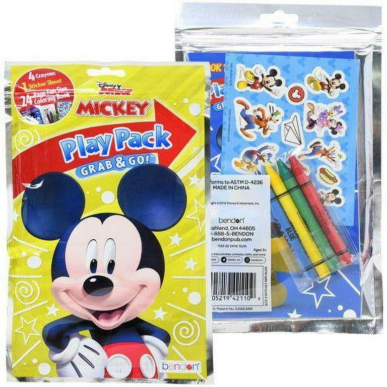 Disney Mickey Mouse Grab 'n Go Play Pack